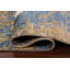 Tapis oriental contemporain abstrait à motif végétal noué à la main 4 x 6