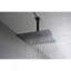 Pomme de douche 16 po noir mat