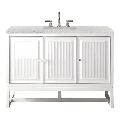 Athens 48'' Single Bathroom Vanity with Quartz Top
