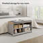 8 Pair Shoe Storage Bench