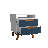 Paris 2-drawer Nightstand With Open Shelf And Built-in Handles-1713507707