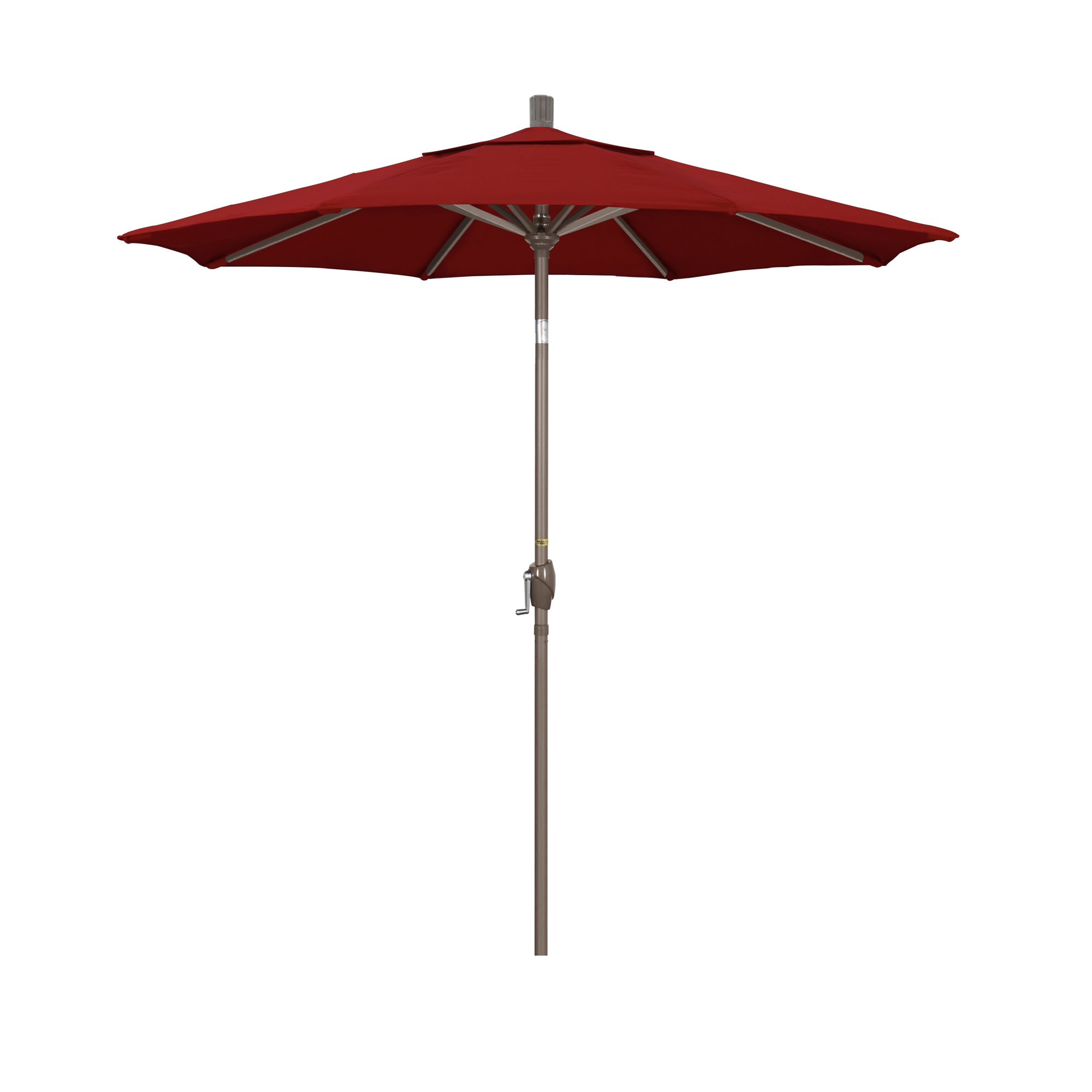 90'' Outdoor Umbrella, Red- Olefin
