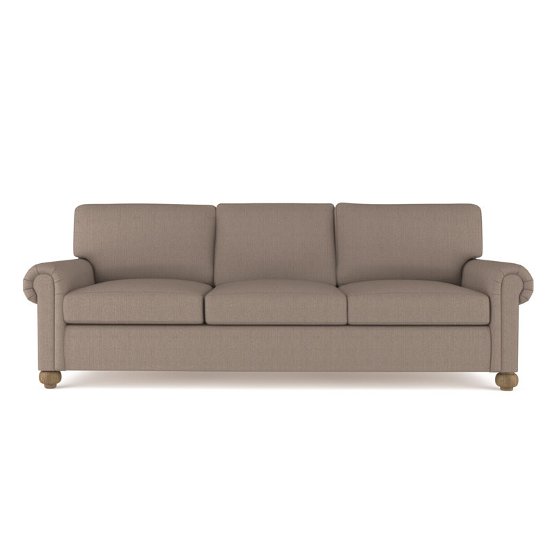 Canapé Leroy, Ponce de lin Box Weave, H 36 po x l 96 po x P 43 po, Patiné
