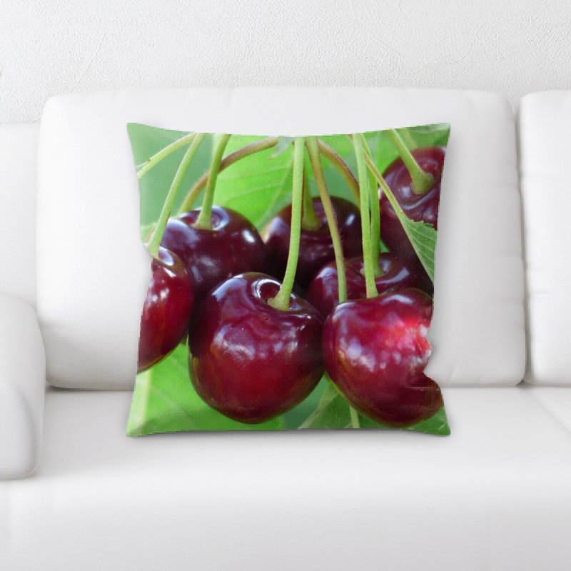 Coussin cerise