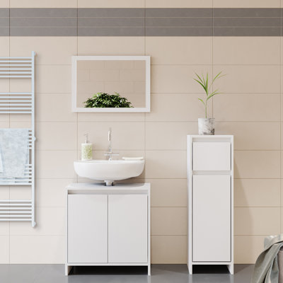 Harthe Bathroom Storage Furniture Set