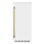 ZLINE Autograph 15 inch Touchstone White Matte Gourmet Ice Maker w/ Bronze Handle-1069246917