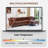 108.7" Wide Sectional Sofa With Ottoman-1410497880