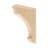 14 in x 3-1/4 in x 9 in Unfinished Large Solid Traditional Plain Wood Bracket Corbel-51893937-104563742
