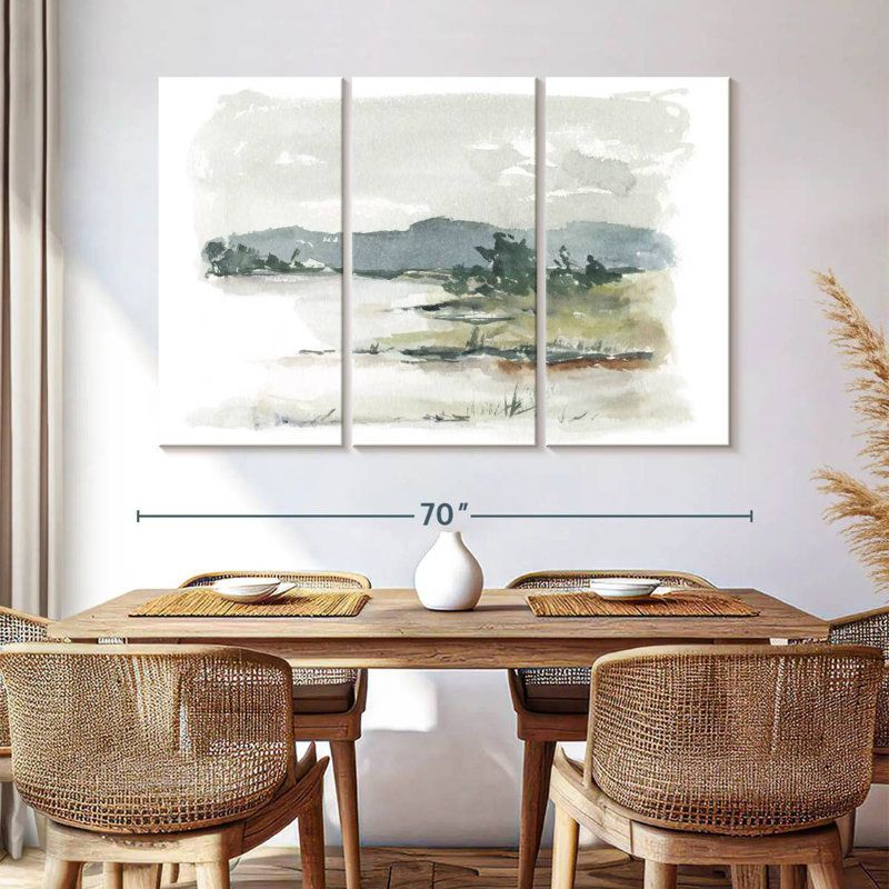 Avery Overcast Lake Study II, 20" H x 33" W