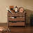 Black Walnut Wooden Sliding Desk Organizer, 3-Tier Pull Out Desktop Storage for Pantry Bathroom Kitchen.