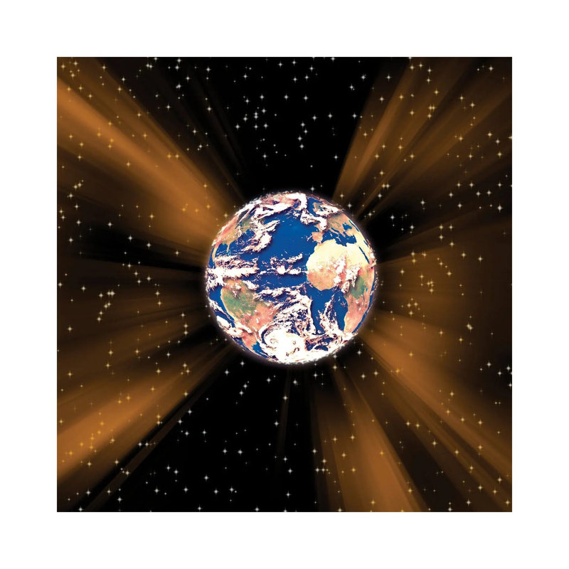 Desertified Earth Burns with Global Warming 1 Piece Wrapped Canvas Wall Art, 30.48 cm H x 30.48 cm W