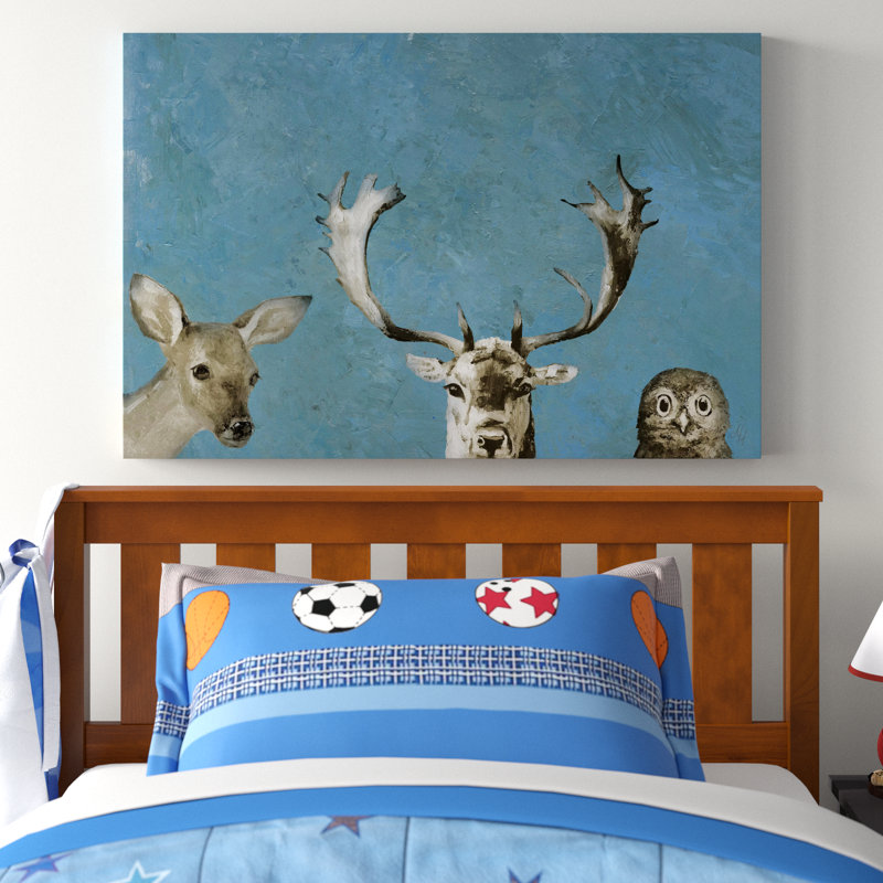 Art sur toile Bucoli «Forest Trio», H 40 po x l 60 po x P 1,5 po