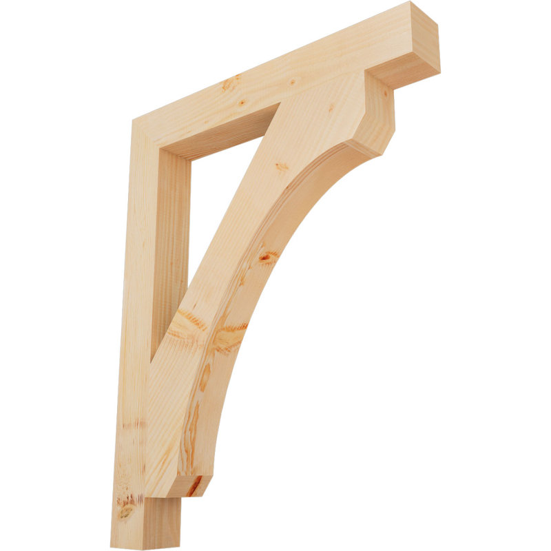 Support en bois rustique Legacy Block, Sapin de Douglas, Lisse, H 38 po x l 3,5 po x P 30 po