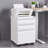 Installation Required 3-Drawer Mobile Filing Cabinet With Lock, Metal Office Storage For Legal/Letter Size Documents-2107440100