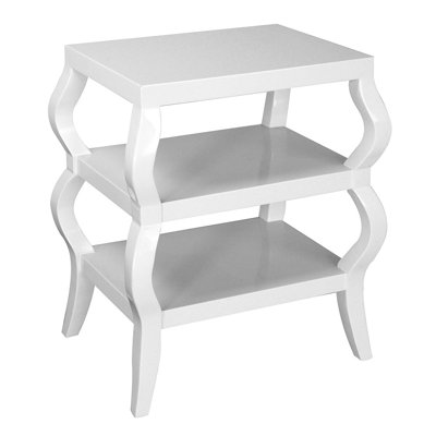 3-Tier Modern Accent Table Dark