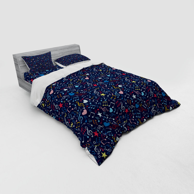 Modern & Contemporary Polyester Duvet Cover, Queen Duvet Cover + 3 Additional Pieces