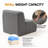 Faux Fur Armless Sofa Chair, 32''W Modern Single Couch With Deep Seat, Ideal for Bedroom, Living Room,Dorms, Apartments – No Assembly Required-1923824718