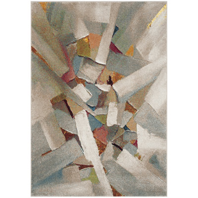 Geometric Shapes Area Rug