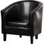 Darlene Faux Leather Armchair-16115811