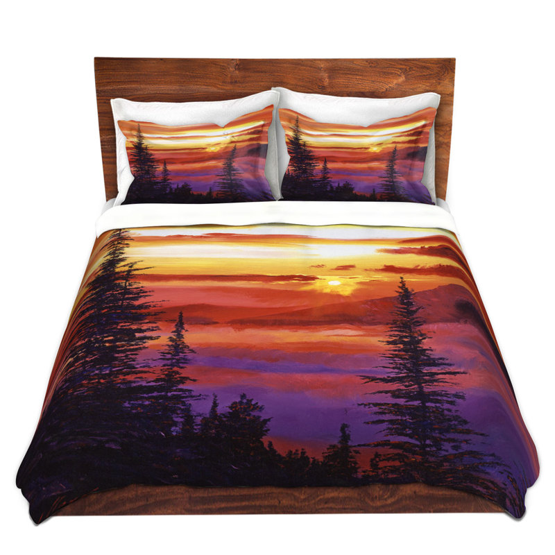Ensemble de housse de couette en microfibre DiaNoche par David Lloyd Glover - Golden Moment