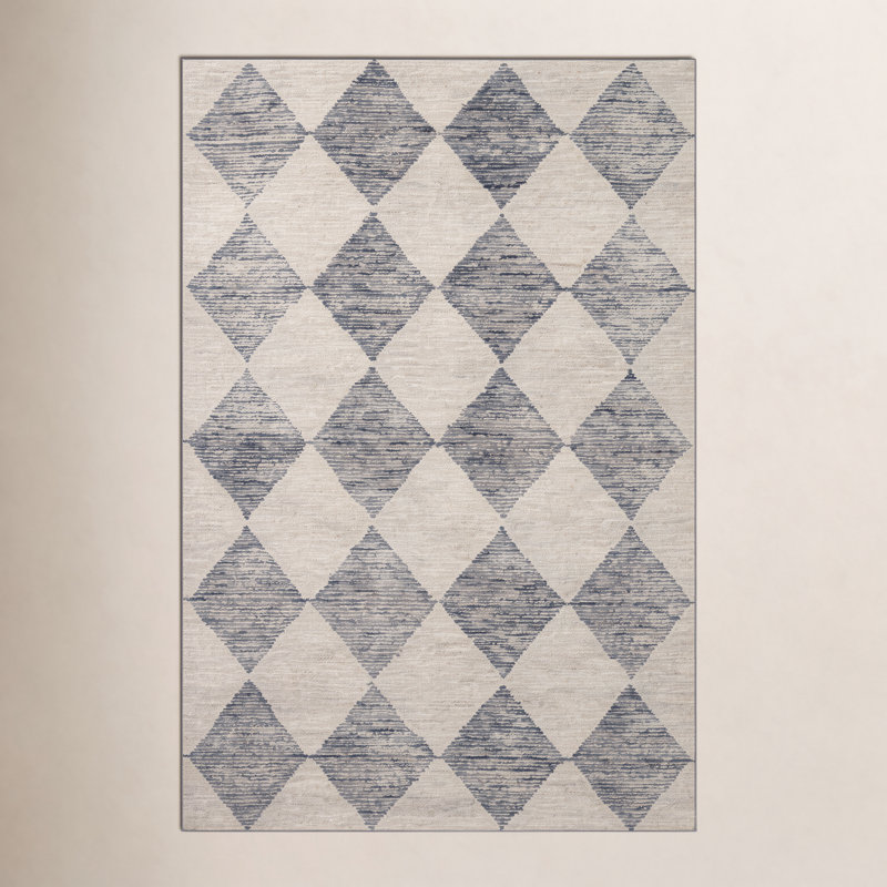 Tapis en laine beige / gris anthracite Chris Loves Julia x Loloi Francis, Rectangle 8 pi 6 po x 12 pi