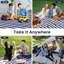 Couverture de plage imperméable et pliable 80 po x 80 po