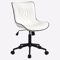 Montes Jett Executive Office Chair, Reclining Backrest, Retractable Footrest The Twillery Co. Upholstery Color: White