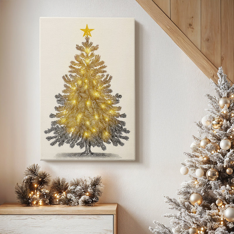 Golden Serenade-Premium Gallery Wrapped Canvas