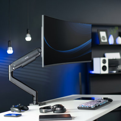 VIVO Mechanical Arm Computer Monitor Desk Mount, Fits Ultrawides up to 49" (STAND-V101V Series)