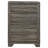 Brown Oak 4-Drawer Chest Of Drawers