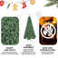 Arbre de Noël artificiel avec support en métal-1838320152