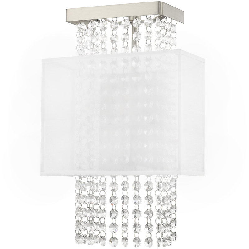Haney Steel Flush Mounted Sconce