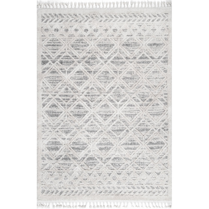 Geometric Area Rug, Rectangle 4' x 6' 8"