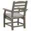 Chaise de patio avec coussins Ahumada