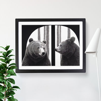 Impactful Bears - Single Picture Frame Print