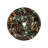 Eden Bath 16.5'' Gray/Tan Tempered Glass Circular Bathroom Sink