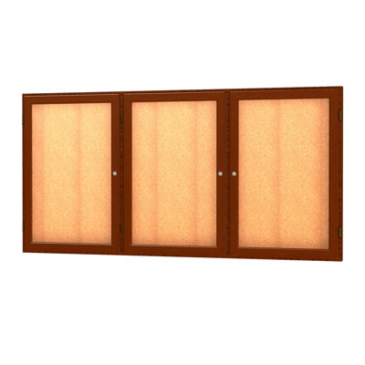 Messenger Series Ghent No Cork Wall Wood Bulletin Board