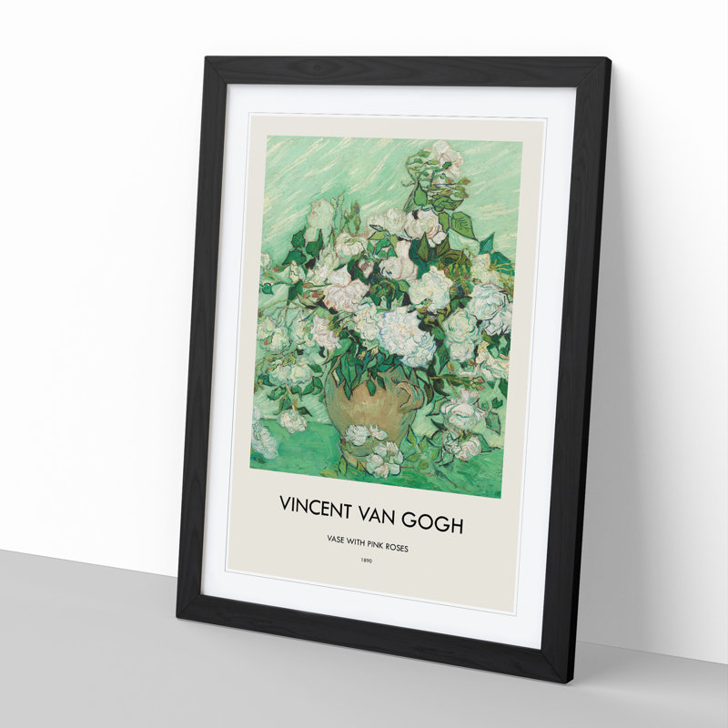 Roses Vol by Vincent Van Gogh - Picture Frame Graphic Art, 48cm H x 36cm W x 2cm D