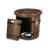 25" Round Mgo Fire Pit - 40,000 Btu Propane, Lightweight Concrete No Assembly