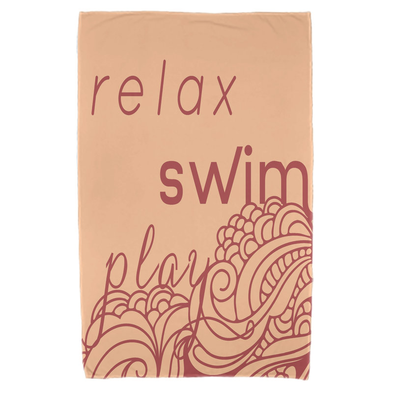Serviette de plage Grand Ridge, Orange