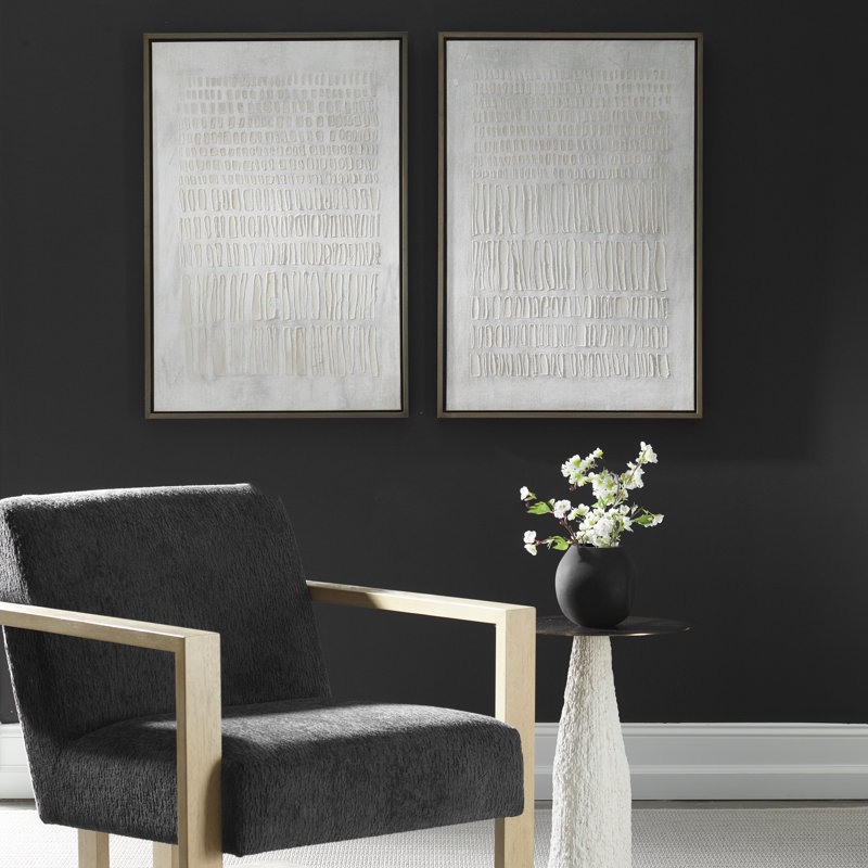 Uttermost Social Theory Framed Canvases Set