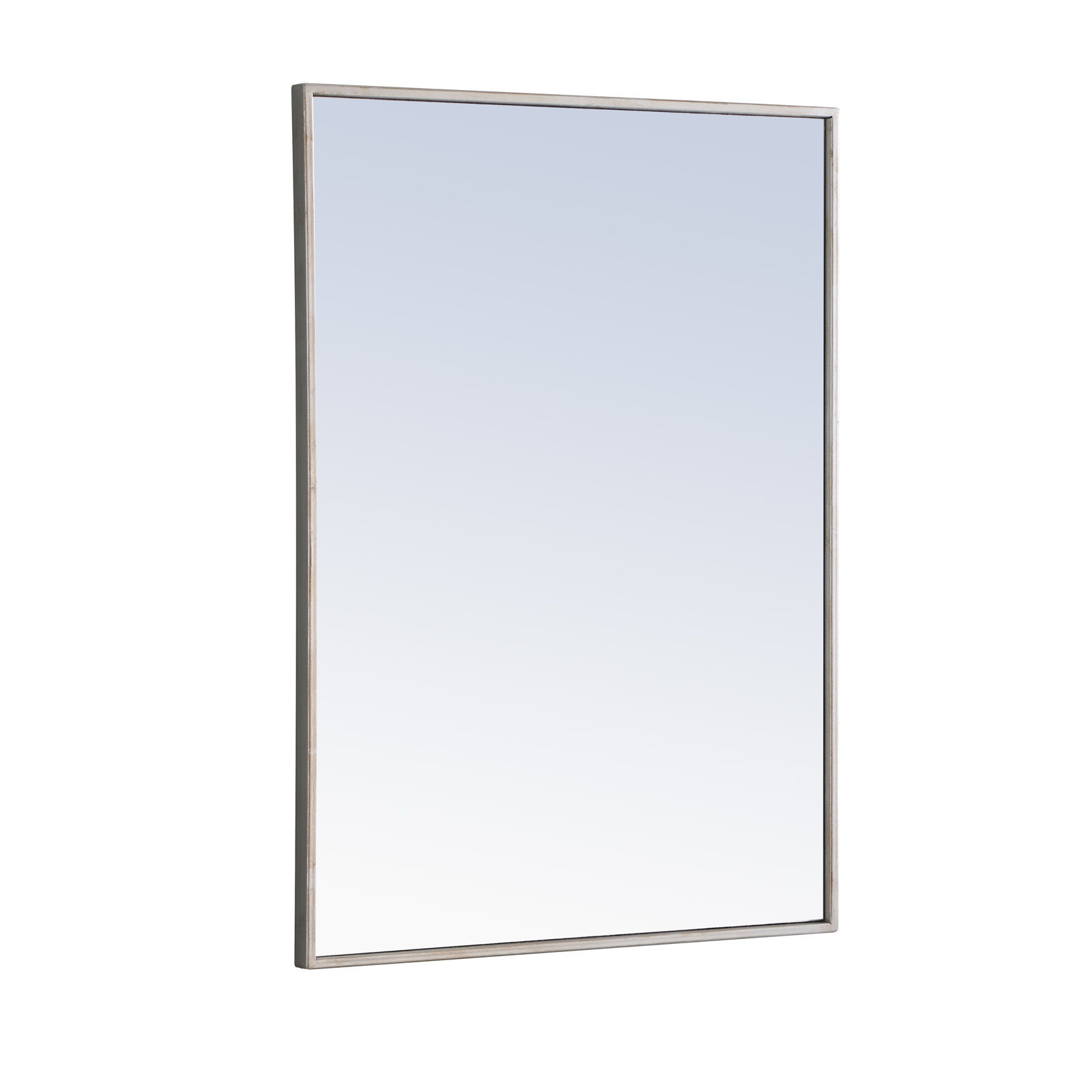 Sabine Accent Mirror, 32" x 24", Silver