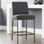 5West Upholstered Stool with Metal Frame-1108463831-1101050368