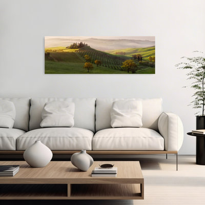 Tutte Le Strade Portano A Belvedere Abstract Contemporary Cypress Fruit Landscape Wall Art