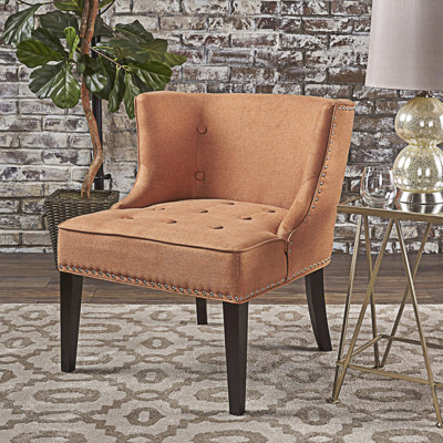 Chaise d'appoint capitonnée