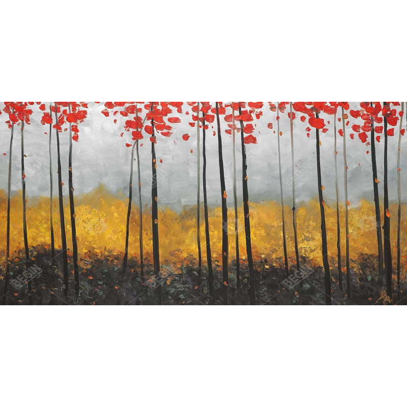 Abstract landscape - 15.75"x31.50" Desk mat