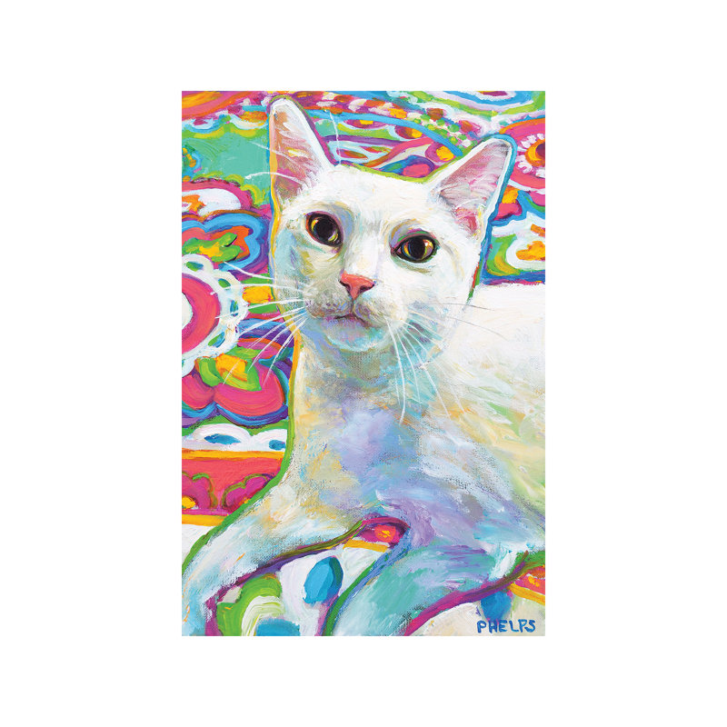 Felicia - Wrapped Canvas Painting, 66.04 cm H x 45.72 cm W x 3.175 cm D