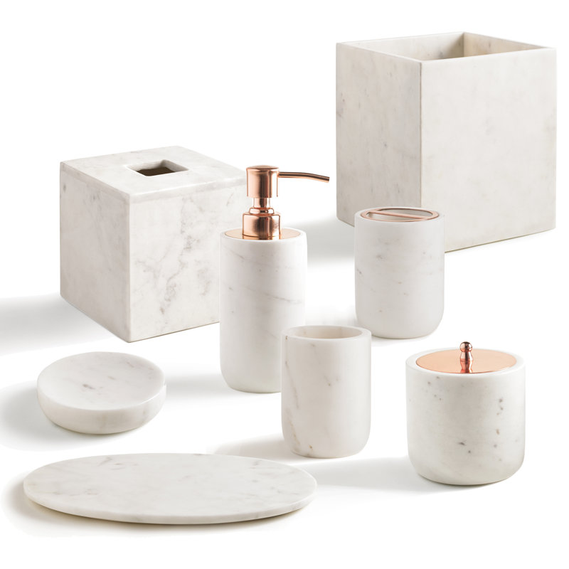Fernand Marble Bathroom Storage Container