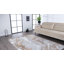 Tapis brun / beige à motif abstrait marbré-1807578301