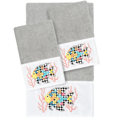 FELIZ 3 Piece Turkish Cotton Towel Set